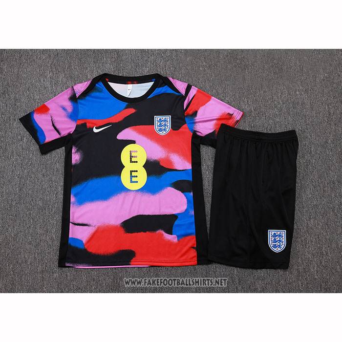 Tracksuit England Short Sleeve 2025-2026 Multicolor - Shorts